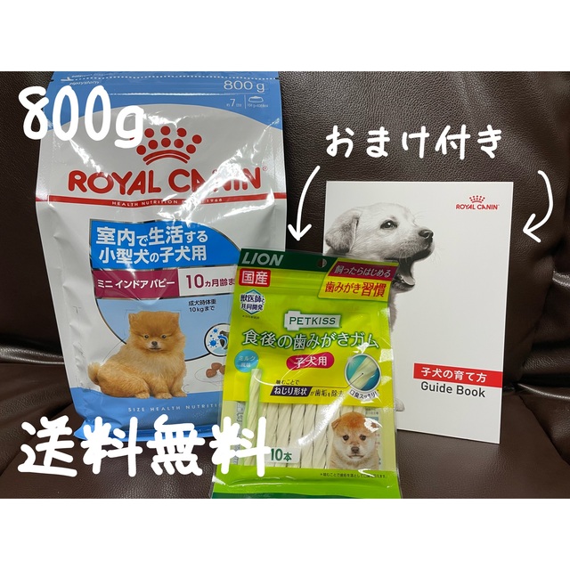 ROYAL CANIN(ロイヤルカナン)のロイヤルカナン　ミニインドアパピー　800g その他のペット用品(犬)の商品写真