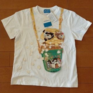 ディズニー(Disney)のディズニーストア チップとデール ポップコーンバケット だまし絵Tシャツ(Tシャツ/カットソー)