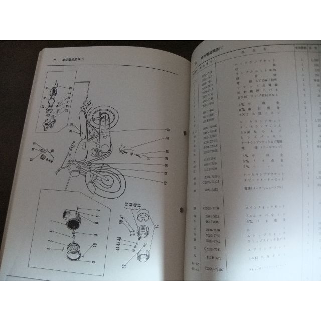 カワサキ　「120-C2SS」　パーツリスト　②バイク