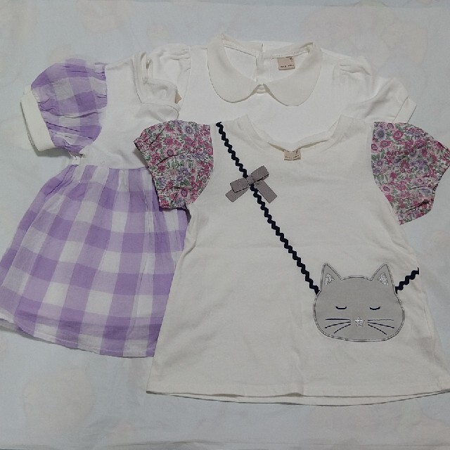 petit main(プティマイン)の〈hacchi様専用〉Tシャツ セット キッズ/ベビー/マタニティのキッズ服女の子用(90cm~)(Tシャツ/カットソー)の商品写真