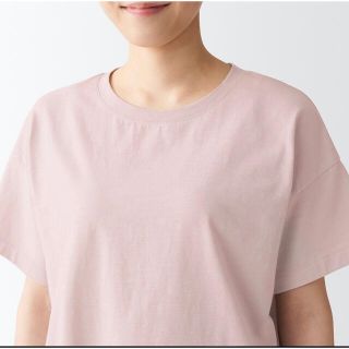 ムジルシリョウヒン(MUJI (無印良品))の無印良品　ムラ天竺編みオーガニックコットンTシャツ(Tシャツ(半袖/袖なし))