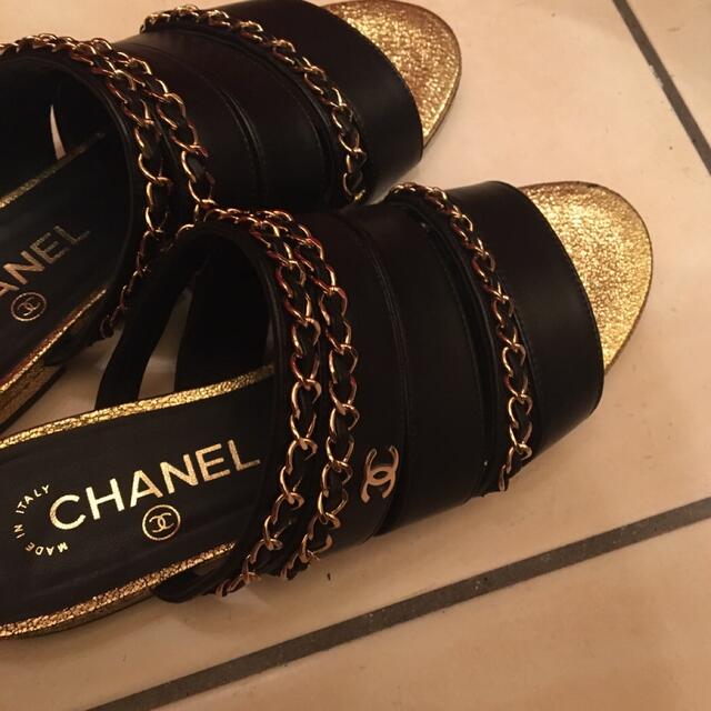 CHANEL(シャネル)の美品　シャネルサンダル レディースの靴/シューズ(サンダル)の商品写真