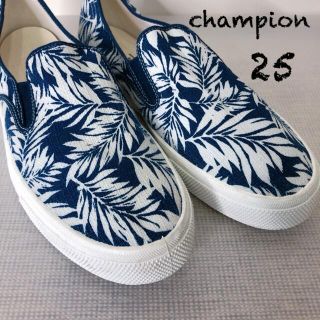 チャンピオン(Champion)のボタニカル 柄　シューズ　チャンピオン　25(スニーカー)