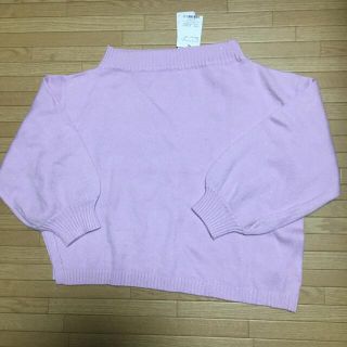 セシルマクビー(CECIL McBEE)の新品　セシルマクビー　ピンクのラメ入りニット　F(ニット/セーター)