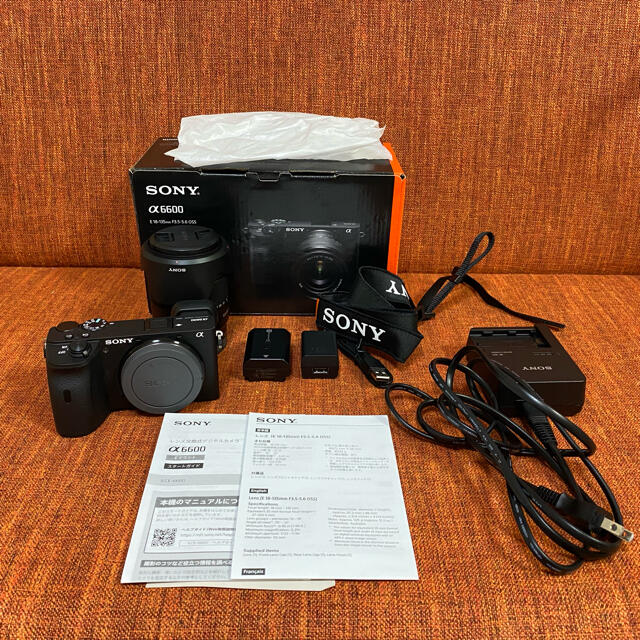 3年保証 即日出荷 【美品】予備バッテリー付‼️ SONY a6400 高倍率