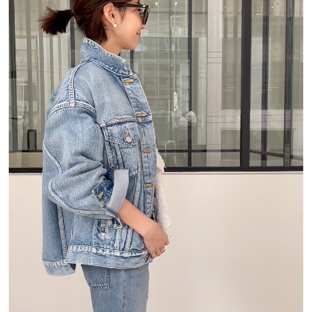 L'Appartement DEUXIEME CLASSE(アパルトモンドゥーズィエムクラス)のアパルトモン Boys denim Jacket レディースのジャケット/アウター(Gジャン/デニムジャケット)の商品写真