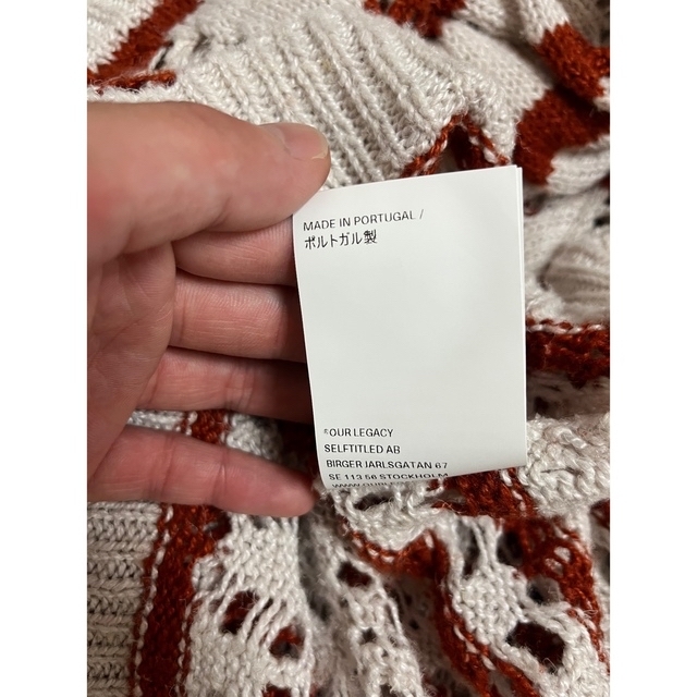 Acne Studios(アクネストゥディオズ)のour legacy オープンニット　ポロシャツ メンズのトップス(Tシャツ/カットソー(半袖/袖なし))の商品写真