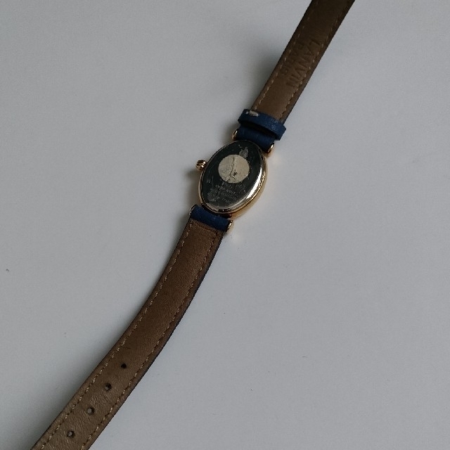LANVIN(ランバン)のジャンク　LANVIN　ランバン　腕時計　ブルー　革ベルト レディースのファッション小物(腕時計)の商品写真