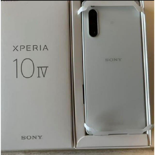 Xperia(エクスペリア)のSONY Xperia 10 Ⅳ  128GB  ホワイト スマホ/家電/カメラのスマートフォン/携帯電話(スマートフォン本体)の商品写真