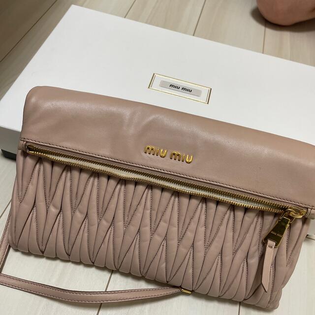 miumiu クラッチバッグ ショルダー付