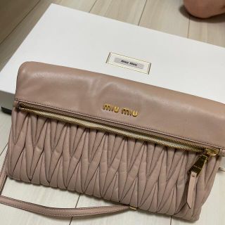 miumiu - miumiu クラッチバッグ ショルダー付 の通販 by 's shop ...