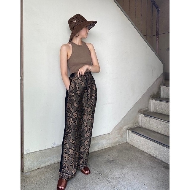 TODAYFUL - 【新品タグ付】TODAYFUL Jacquard Leaf Roughpantsの通販