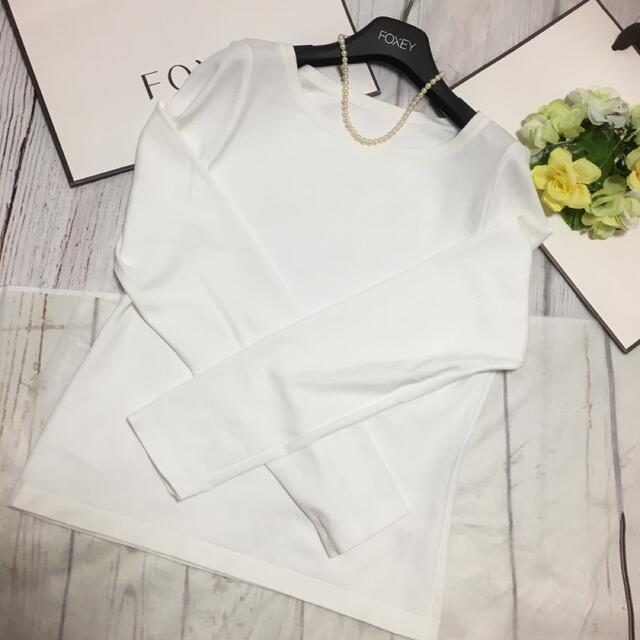 ◇ FOXEY 爽やか ニットトップス 新品未使用美品◇