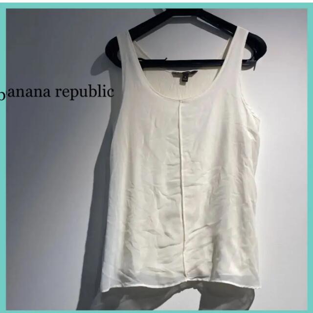 Banana Republic(バナナリパブリック)のbanana republic タンクトップ トップス ノースリーブ ⑨ レディースのトップス(カットソー(半袖/袖なし))の商品写真