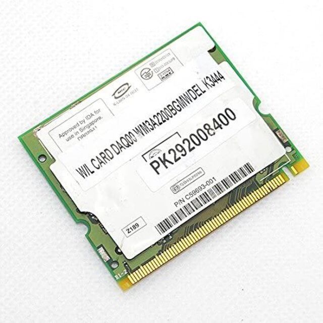 Intel PRO/Wireless 2200BG Mini PCI WiFi  スマホ/家電/カメラのPC/タブレット(PCパーツ)の商品写真