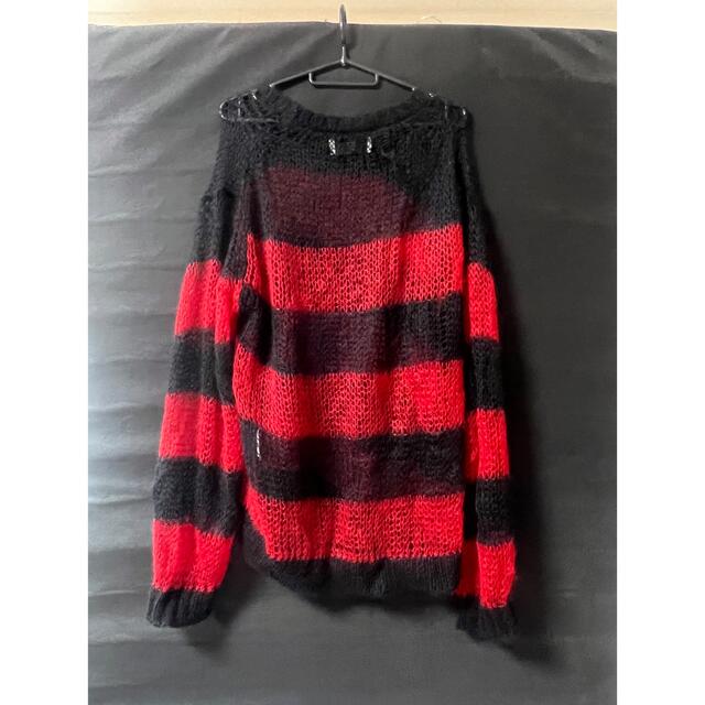 SUGARHILL 21AW MOHAIR LOOSE STRIPE KNIT 3