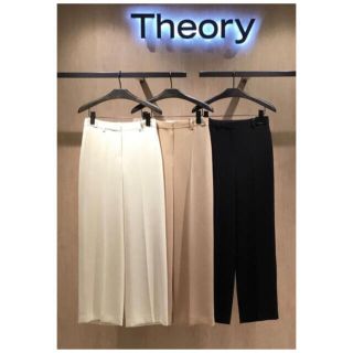 セオリー(theory)のTheory 20ss クロップド丈ワイドパンツ(カジュアルパンツ)