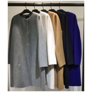 セオリー(theory)のTheory 18aw ノーカラーコート(チェスターコート)