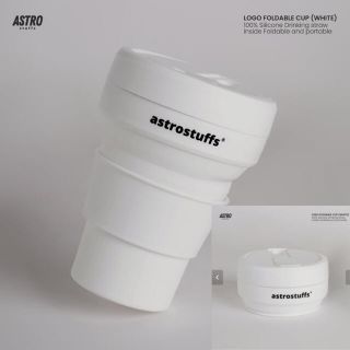 Bright Astro Stuffs カップ Foldable Cup 白の通販 by YamU｜ラクマ