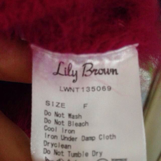 Lily Brown(リリーブラウン)の今だけ値下げ‼︎ノースリアンゴラニット レディースのトップス(ニット/セーター)の商品写真