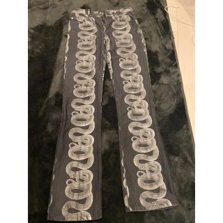 初期 00s hysteric glamour snake denim-