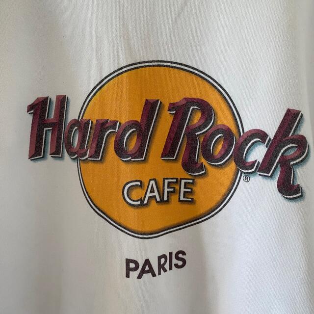 HardRockCAFEハードロックカフェスウェットトレーナーホワイト白xlXL 2