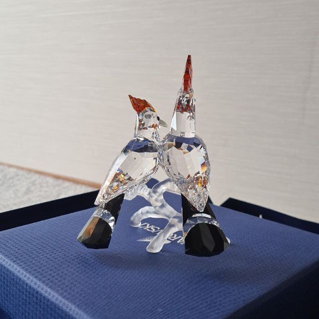 Swarovski クリスタル 置物 フィギュア 鳥 ヤツガシラ