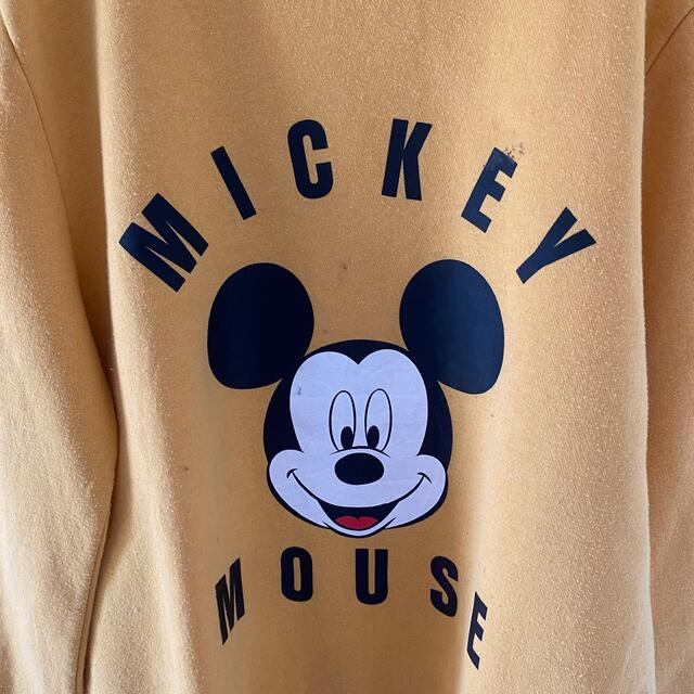 Disney 90 Sdisneyディズニースウェットトレーナーメンズ長袖ミッキーmmイエローの通販 By Only 春夏物毎日出品 ディズニー ならラクマ