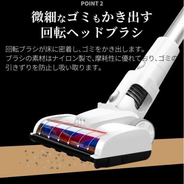 掃除機 コードレス サイクロン 24000Pa 白【新品・未開封】 即日発送 掃除機 コードレス サイクロン 24000Pa 白【新品・未開封】 即日発送