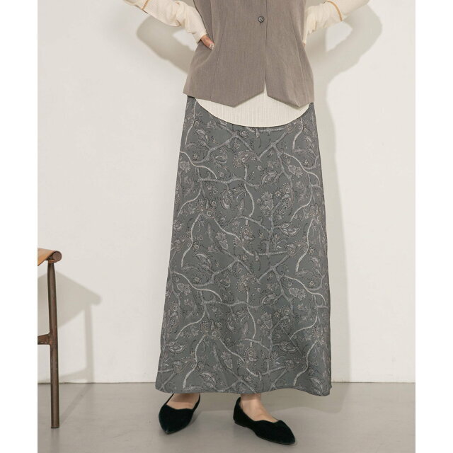 KBF(ケービーエフ)の【BEIGE】【one】Aラインロングスカート レディースのスカート(ロングスカート)の商品写真