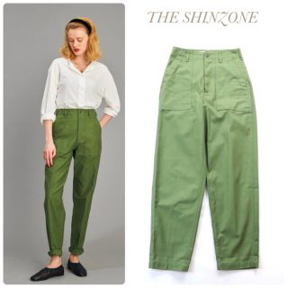 シンゾーン(Shinzone)のTHE SHINZONE シンゾーン ベイカーパンツ　カーキ　32(ワークパンツ/カーゴパンツ)