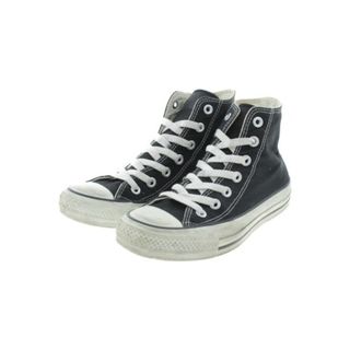 コンバース(CONVERSE)のCONVERSE コンバース スニーカー 22.5cm 黒 【古着】【中古】(スニーカー)