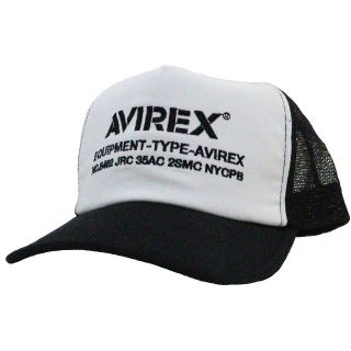 アヴィレックス(AVIREX)の【約62から64cm】AVIREX アビレックス メッシュキャップ★ホワイト新品(キャップ)