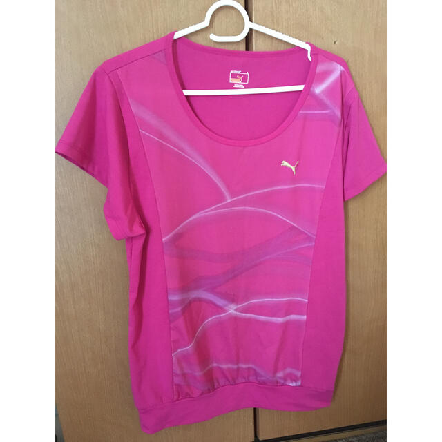 PUMA(プーマ)のプーマ  Tシャツ　レディース　スポーツ　ピンク　PUMA レディースのトップス(Tシャツ(半袖/袖なし))の商品写真