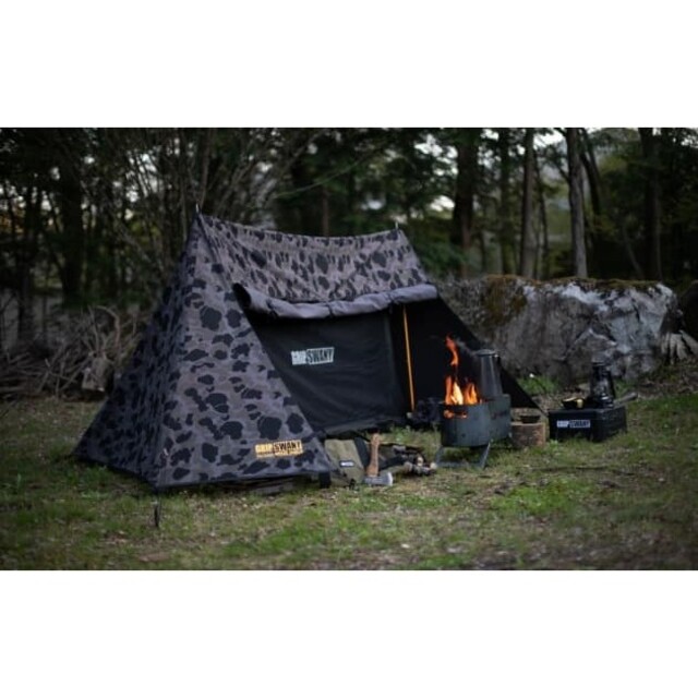 新品未使用】グリップスワニー アトモス atmos GSテント カモ ブラック