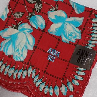 アナスイ(ANNA SUI)の値下げ💴✨👛📌アナスイ☆大判ハンカチーフ🌹58✕58(ハンカチ)