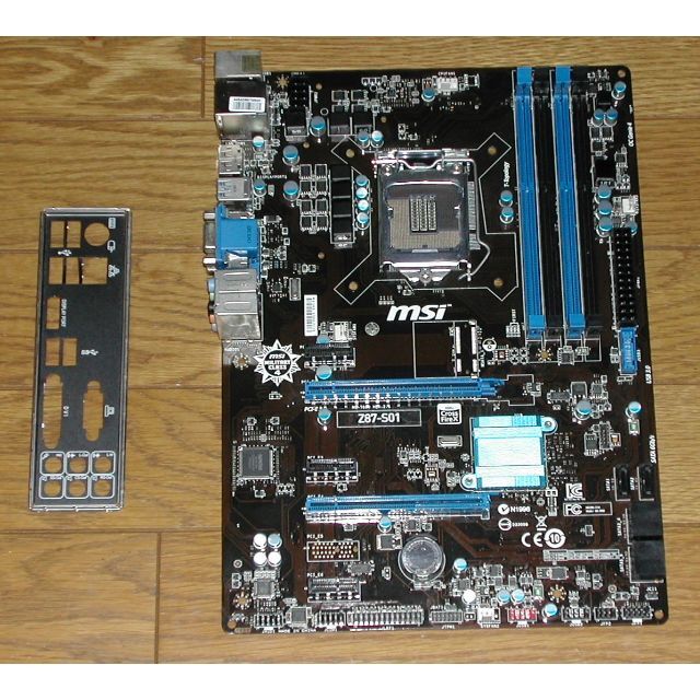 難ありマザボ　MSI　Z87-S01  LGA1150PCパーツ