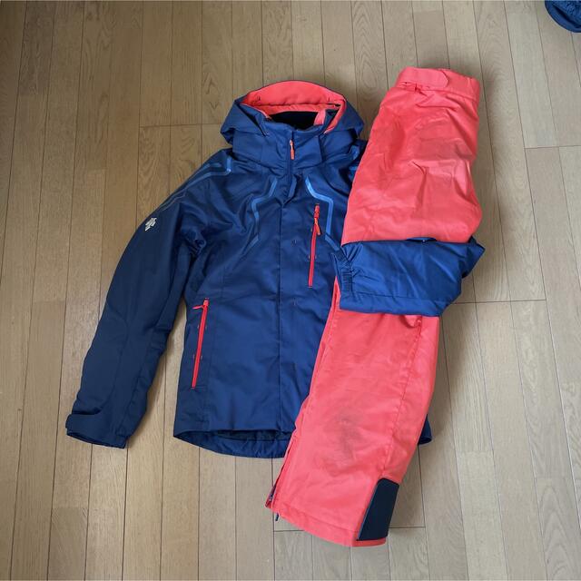 デサント DESCENTE スキーウェア 上下セット デモチーム 中古 サイズL