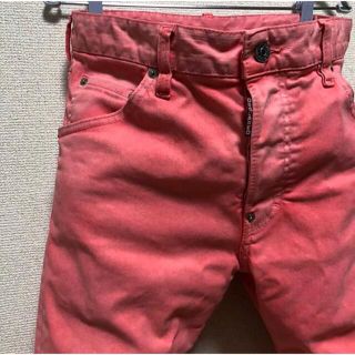 size46◆匿名配送♢DSQUARED2◆デニムパンツ ピンク 弱ストレッチ