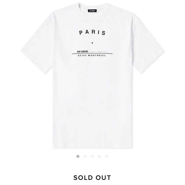 RAF SIMONS - Nissy 西島隆弘 着用 ラフシモンズ tシャツ ツアーtee