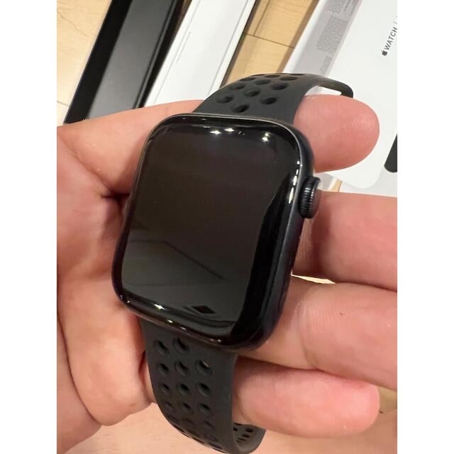 腕時計(デジタル)Apple Watch Nike Series 7（GPSモデル）45mm