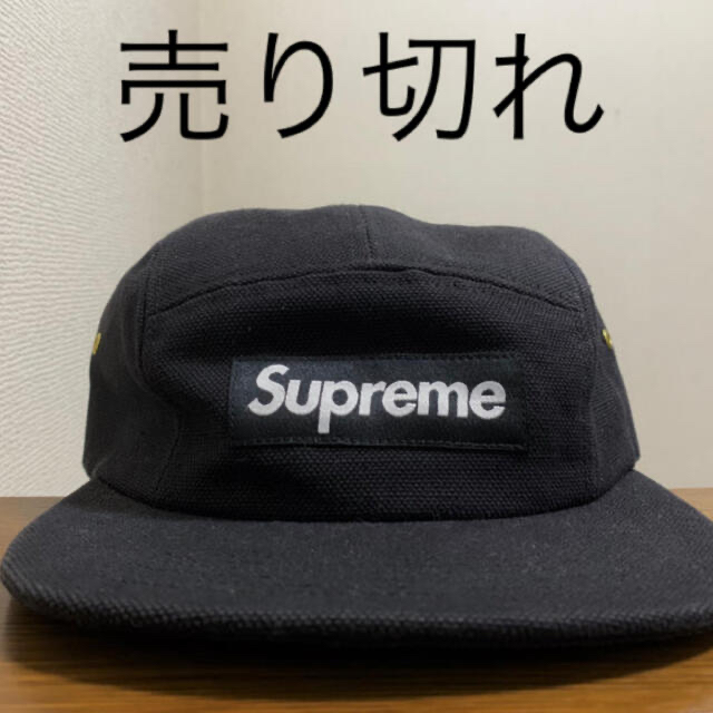 supreme 13SS canvas camp cap ネイビー