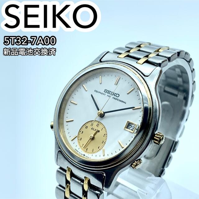 かじめご SEIKO - 5T32-7A00 メンズの通販 by ブランディア｜セイコーならラクマ - セイコー 腕時計 メンズ