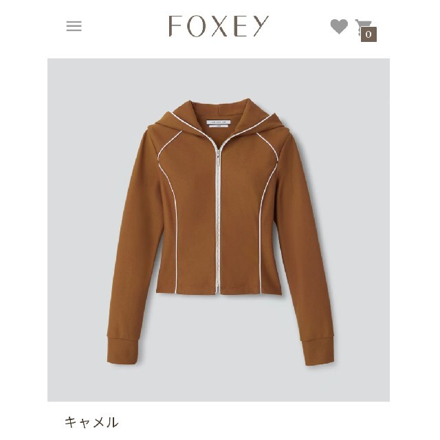 フォクシー スポーツ "Track Jacket" キャメル 40