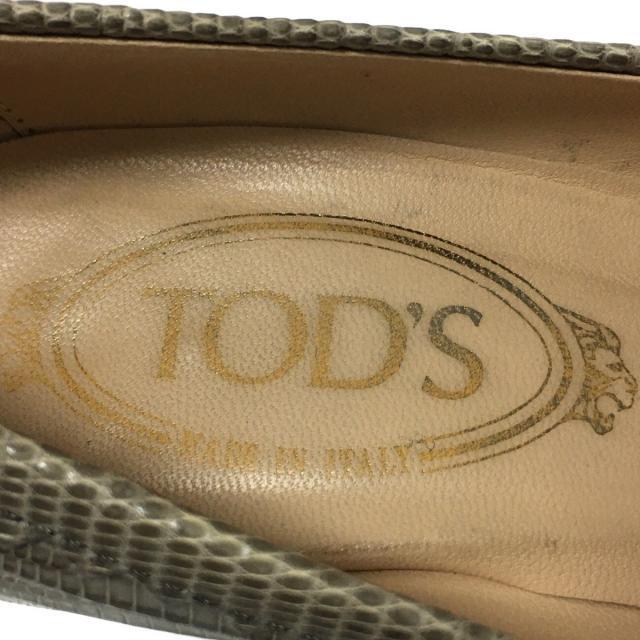 TOD'S(トッズ)のトッズ パンプス 35 レディース - グレー レディースの靴/シューズ(ハイヒール/パンプス)の商品写真