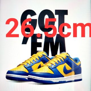 ナイキ(NIKE)のNIKE Dunk LOW Blue Jay & University Gold(スニーカー)