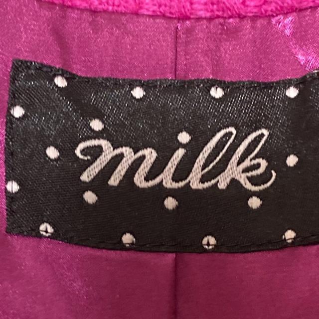 MILK(ミルク)のMILK(ミルク) コート レディース ピンク レディースのジャケット/アウター(その他)の商品写真