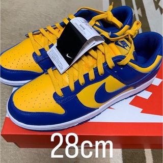 ナイキ(NIKE)のナイキ ダンク ロー "ブルージェイ アンド ユニバーシティゴールド　28(スニーカー)