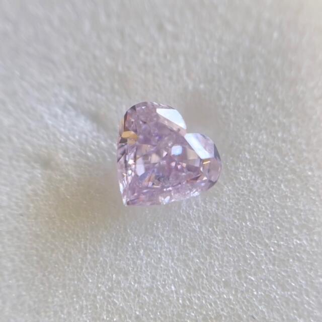 0.254ct天然パープルダイヤFANCY LIGHT PINK PURPLE