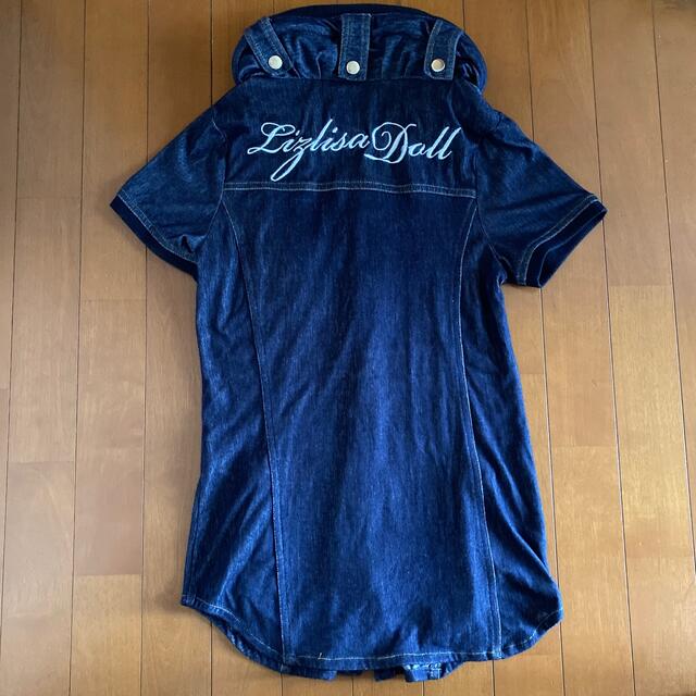 LIZ LISA doll(リズリサドール)のフード付きシャツ レディースのトップス(シャツ/ブラウス(半袖/袖なし))の商品写真